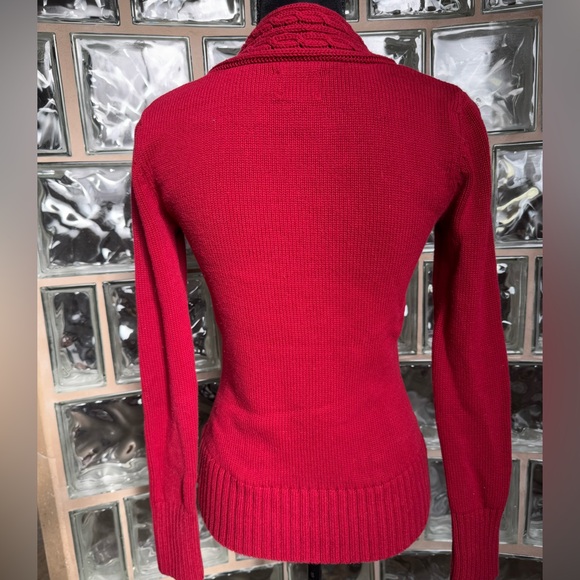 Converse One-Star Cable Knit V-Neck Women’s Sweater (Medium) Preowned Condition - Picture 4 of 8